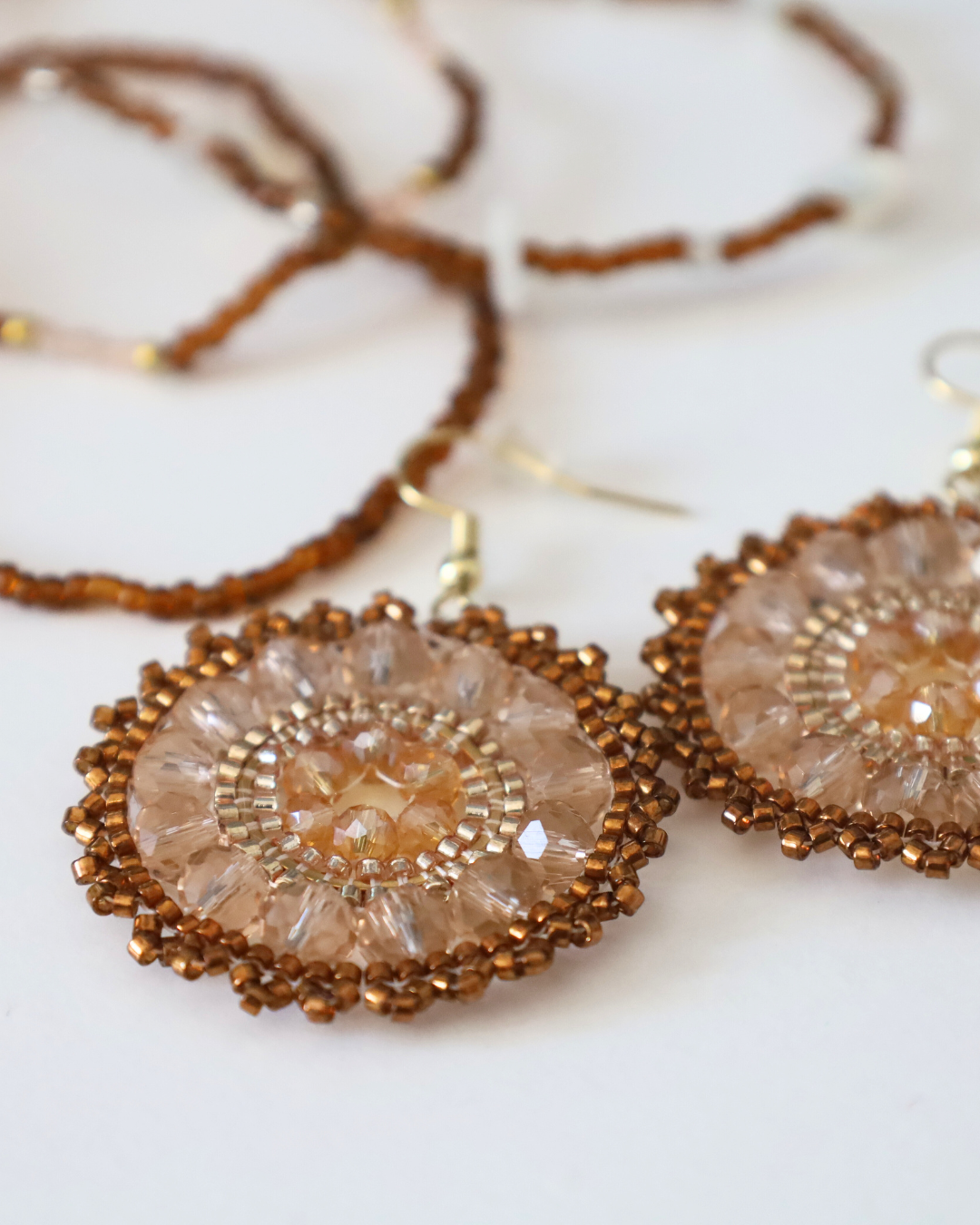 Boho-Ohrringe Bronze
