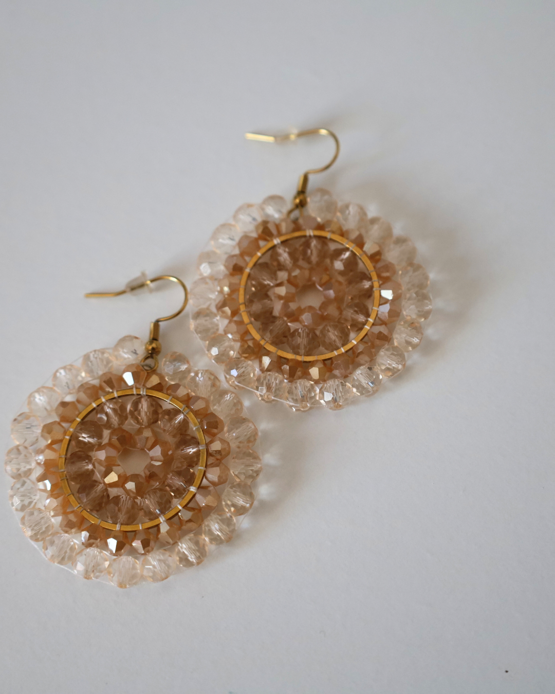 Boho Ohrringe Champagner