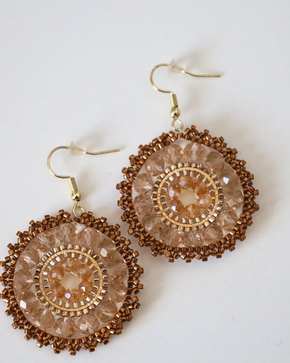 Boho-Ohrringe Bronze