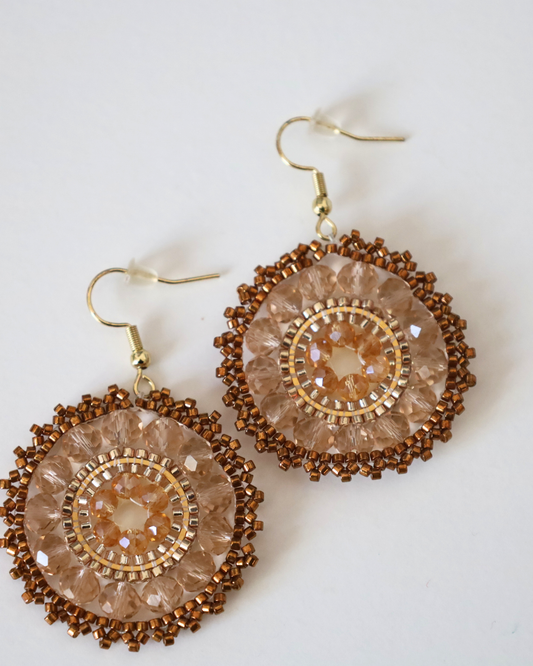 Boho-Ohrringe Bronze